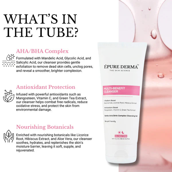 Epure Derma Multi-Benefit Cleanser|100ml|MRP 399