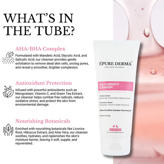 Epure Derma Multi-Benefit Cleanser|100ml|MRP 399