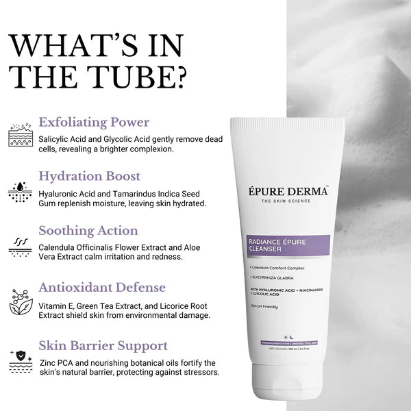 Epure Derma Radiance Cleanser|100ml|MRP 449