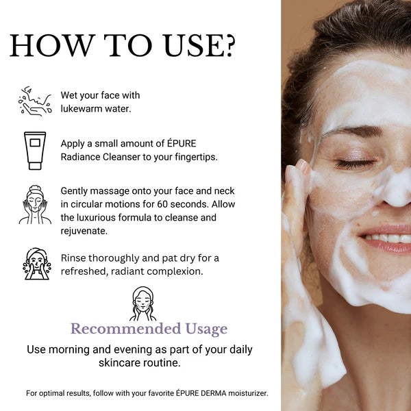 Epure Derma Radiance Cleanser|100ml|MRP 449