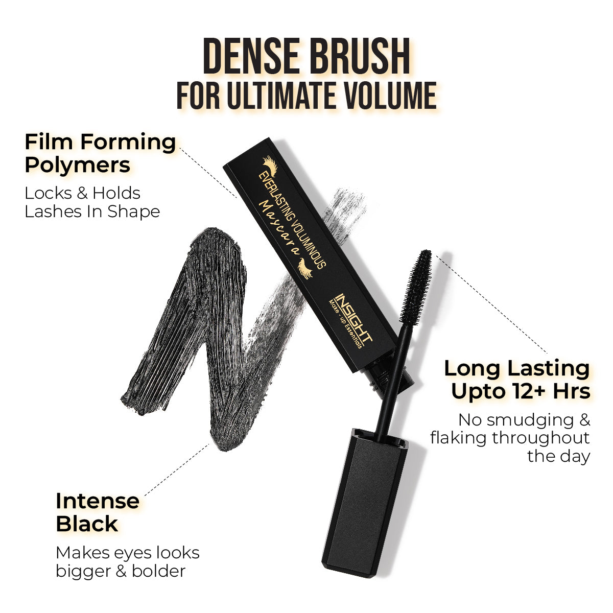 Insight Everlasting Voluminous Mascara|13 gms|MRP 265