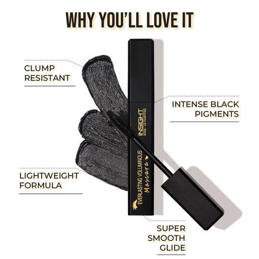 Insight Everlasting Voluminous Mascara|13 gms|MRP 250