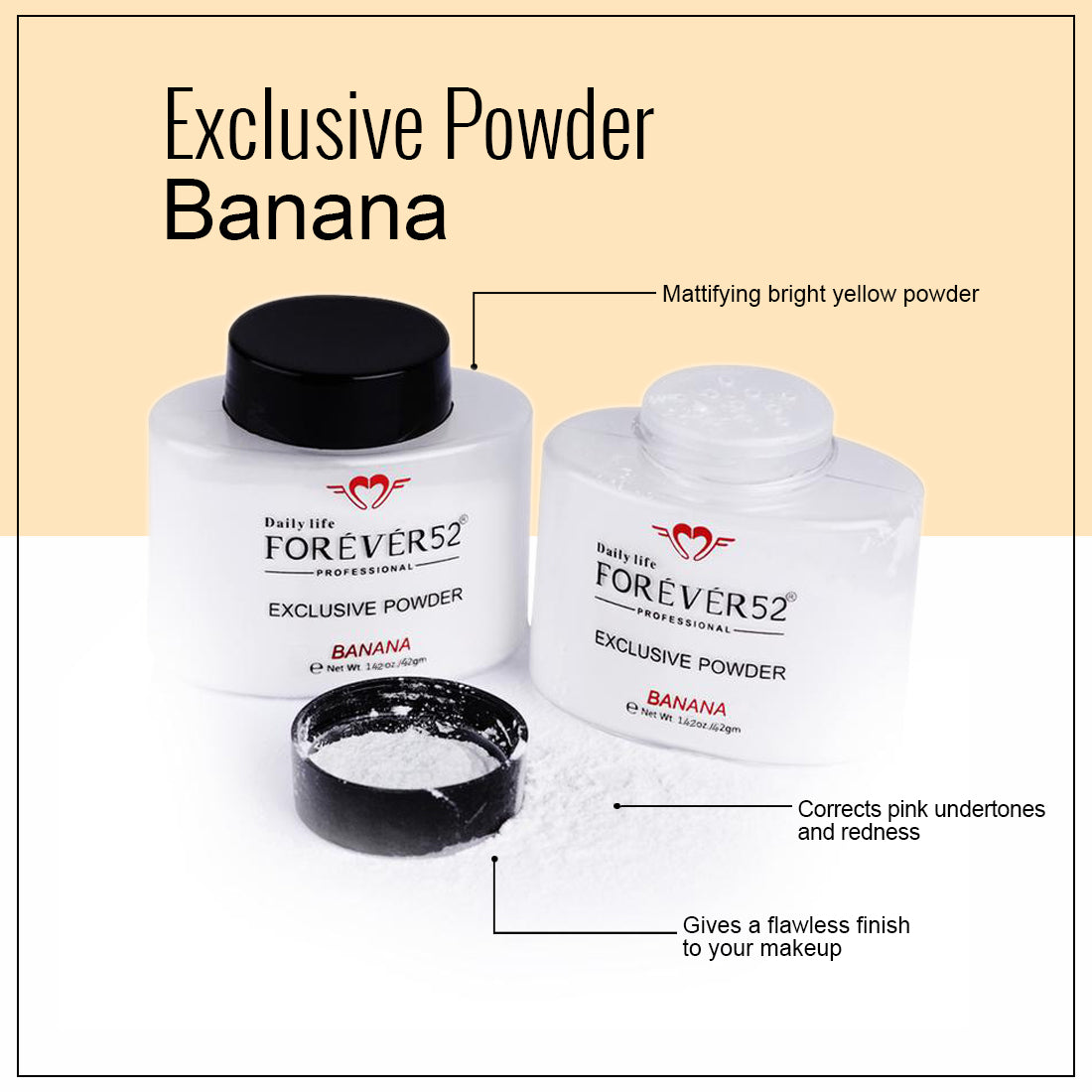 Daily Life Forever52 Exclusive Powder Banana-FBE002|42 gms|MRP 699