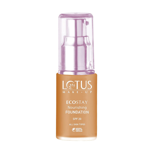 Lotus Make-Up Ecostay Nourishing Foundation, liquid foundation, Hazelnut Star shade