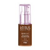 Lotus Make-Up Ecostay Nourishing Foundation, liquid foundation, Almond shade