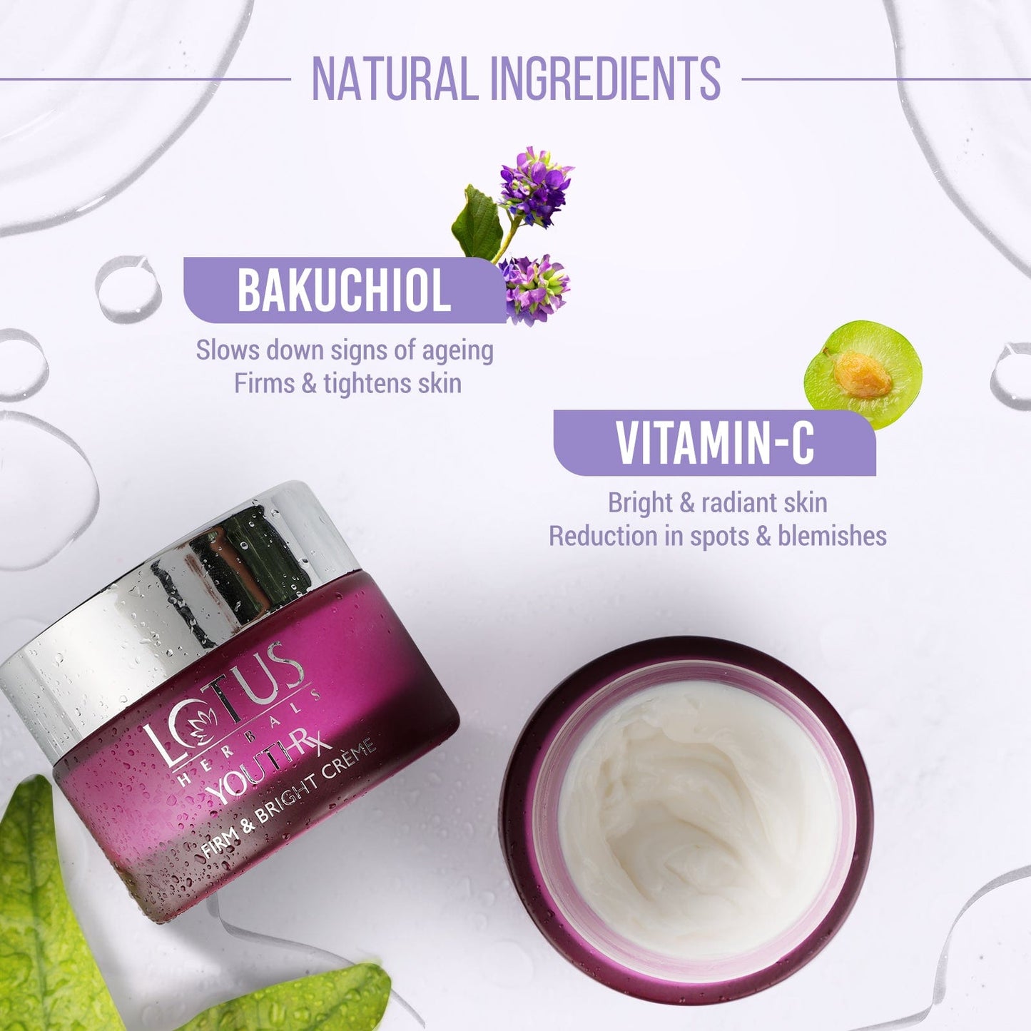 Lotus Herbals YouthRx Firm & Bright Day Creme, day cream, smooth texture