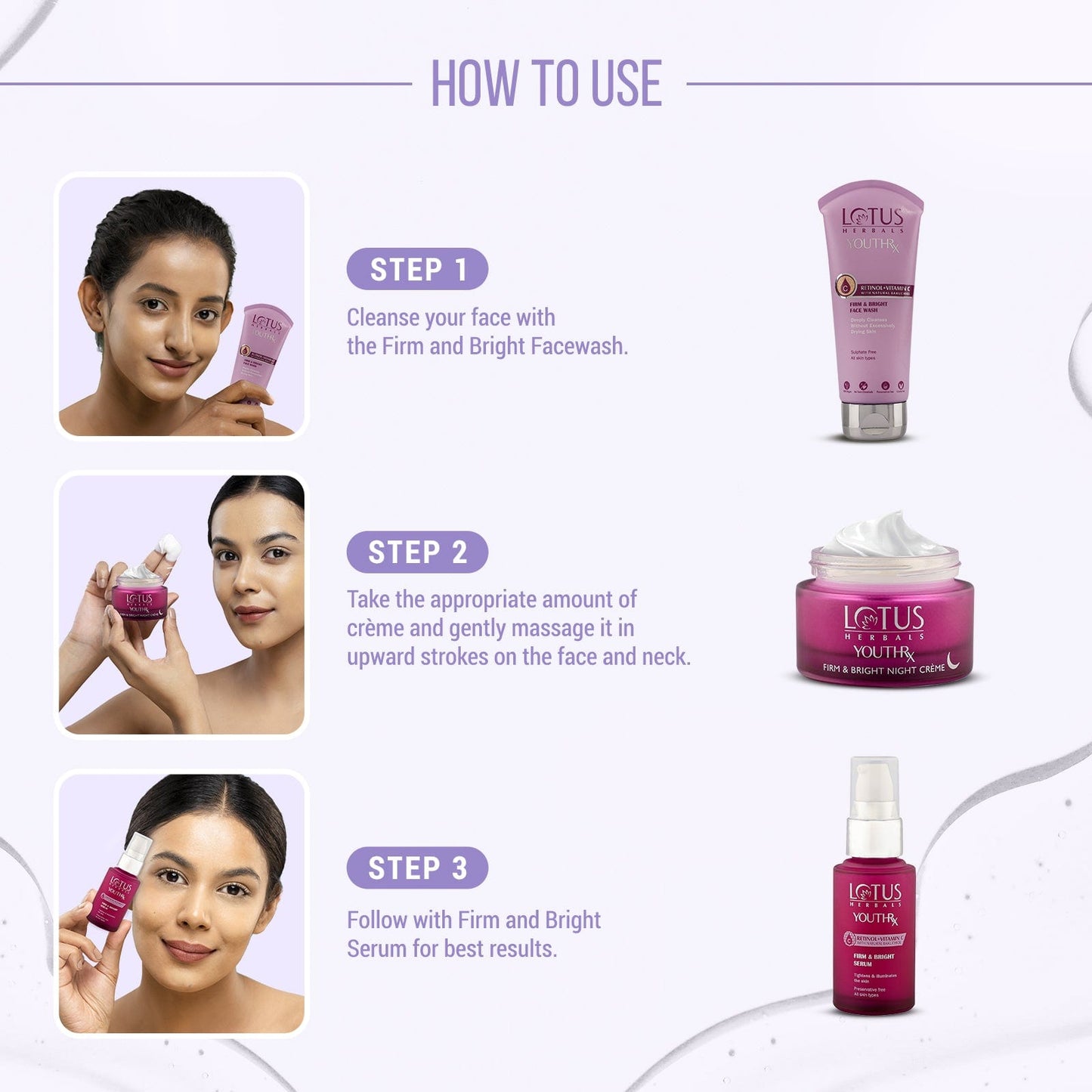 Lotus Herbals YouthRx Firm & Bright Night Creme, night cream, smooth texture