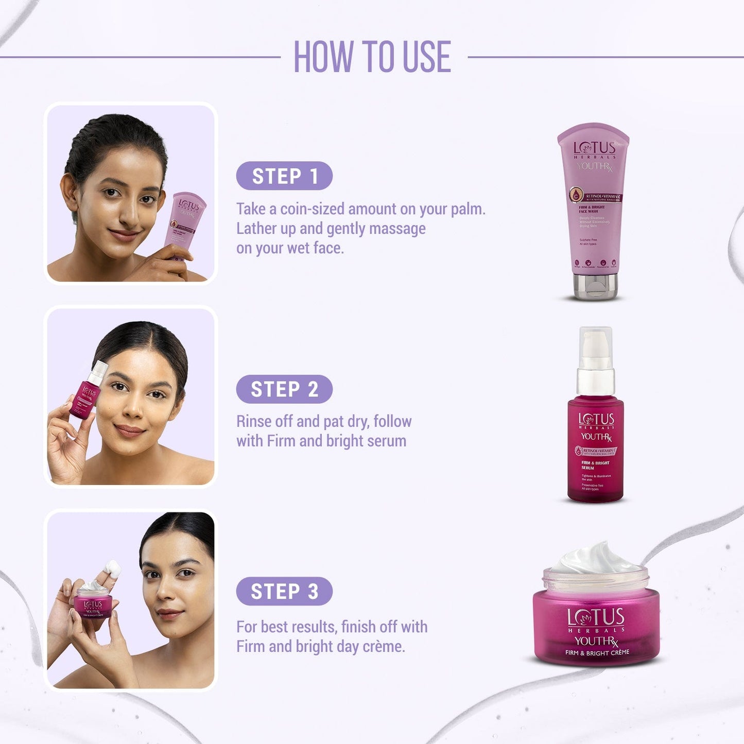 Lotus Herbals YouthRx Firm & Bright Facewash, face wash, creamy gel texture