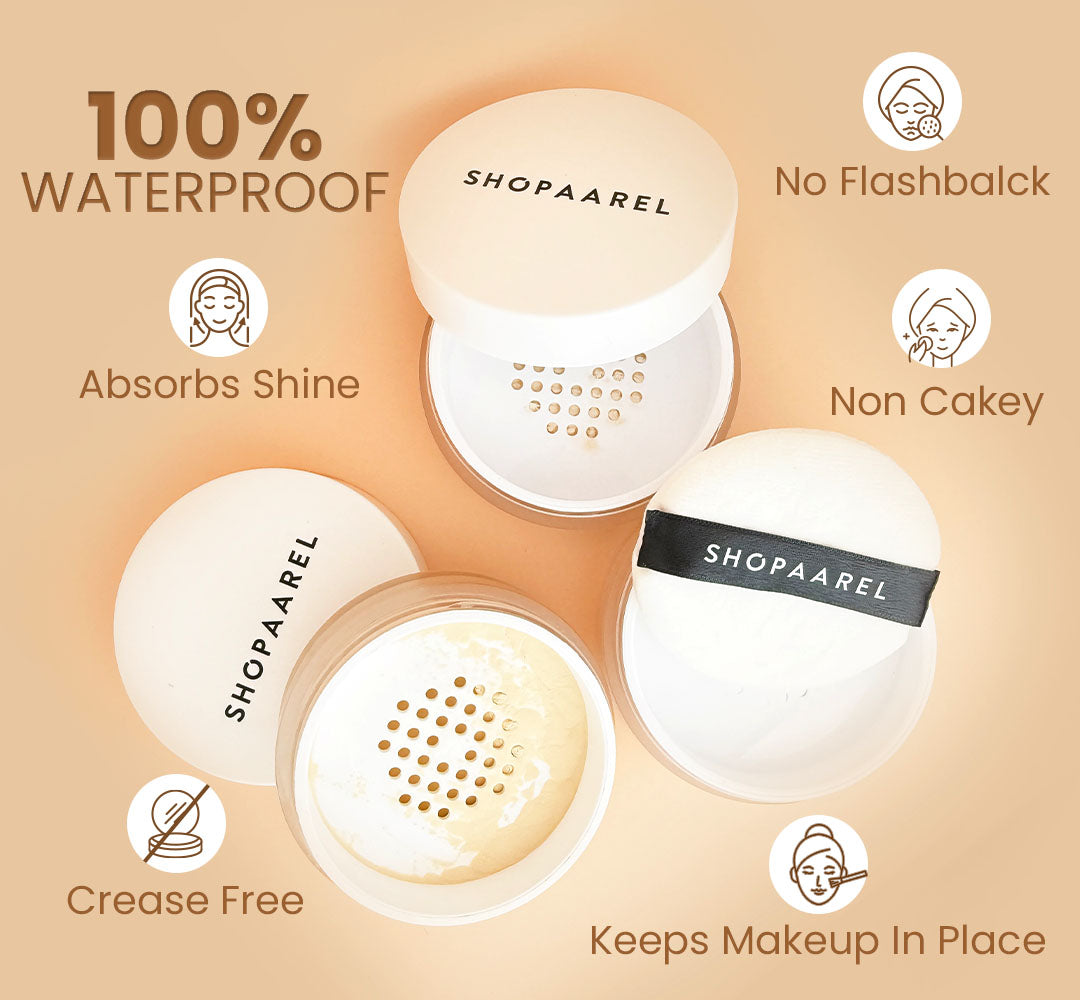 Shopaarel Flawless Fixing Powder – Long-Lasting Matte Finish | 20g