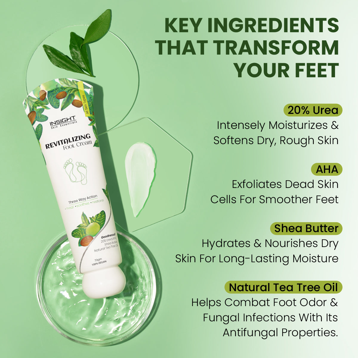 Insight Revitalizing Foot Cream|70 gms|MRP 140
