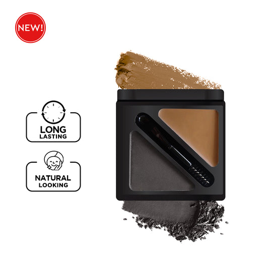 Faces Canada HD Shape Up Brow Kit - Grey 01|2.8 gms|MRP 599