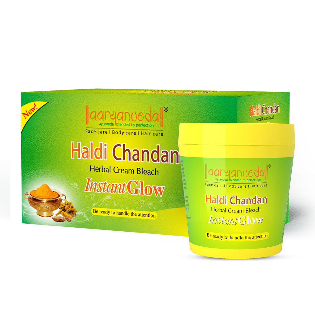 Aaryanveda Haldi Chandan Herbal Bleach |250 gms|MRP 270