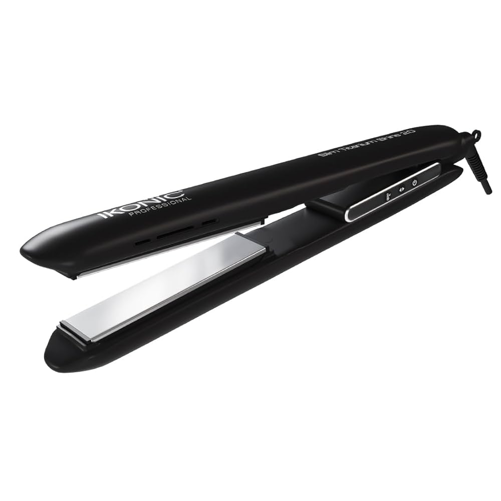 Ikonic Slim Titanium Shine 2.0 Hair Straightener for sleek, smooth styling