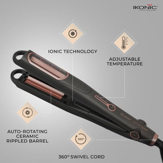 Ikonic Professional Super Hair Crimper � Grey|MRP 5250