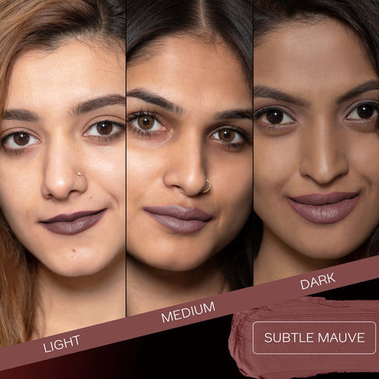 Faces Canada Weightless Matte Finish Lipstick � Subtle Mauve 10|4.5 gms|MRP 325