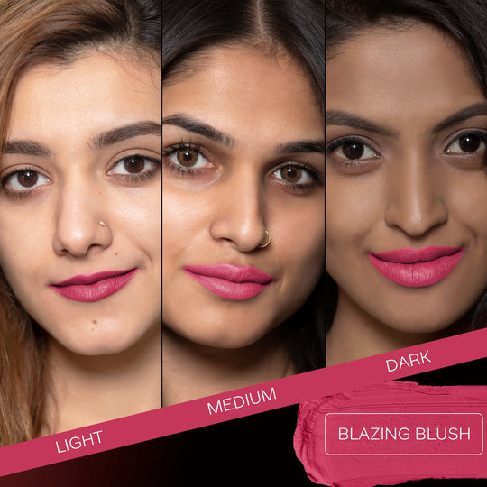 Faces Canada Weightless Matte Finish Lipstick - Blazing Blush 20|4.5 gms|MRP 325