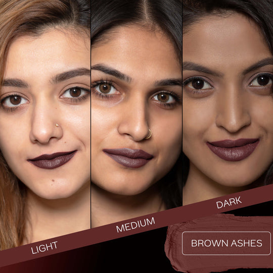 Faces Canada Weightless Matte Finish Lipstick - Brown Ashes 25|4.5 gms|MRP 325