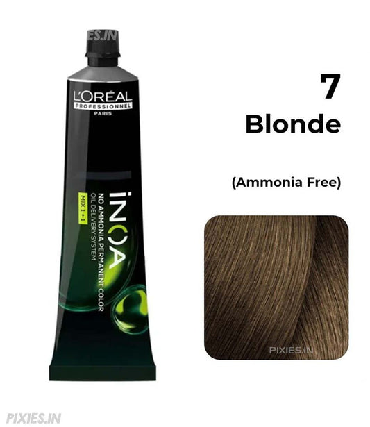 L'Oreal Professionnel Paris Inoa 7 Ammonia-Free Hair Colour(Blonde)|60 gms|MRP 565