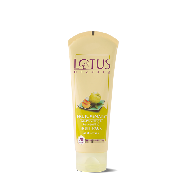 Lotus Herbals Frujuvenate Skin Perfecting & Rejuvenating Fruit Pack, face pack, fruit-based texture
