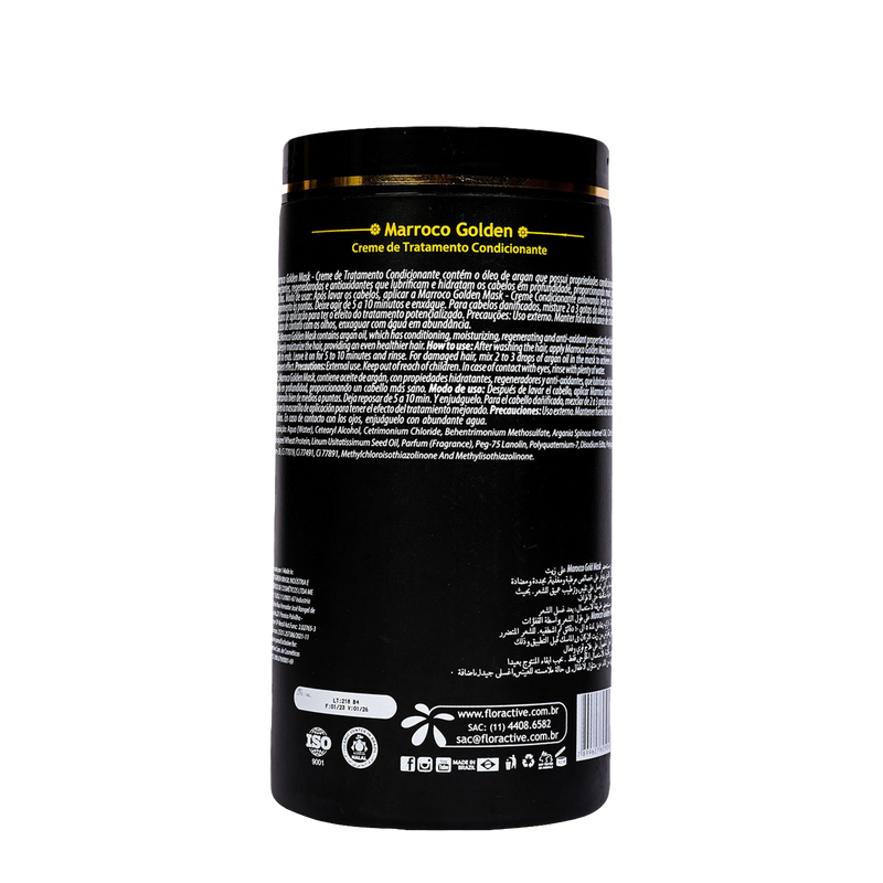 Floractive Marroco Golden Mask 1000 gms | Moroccan Hair Repair & Nourishing Mask