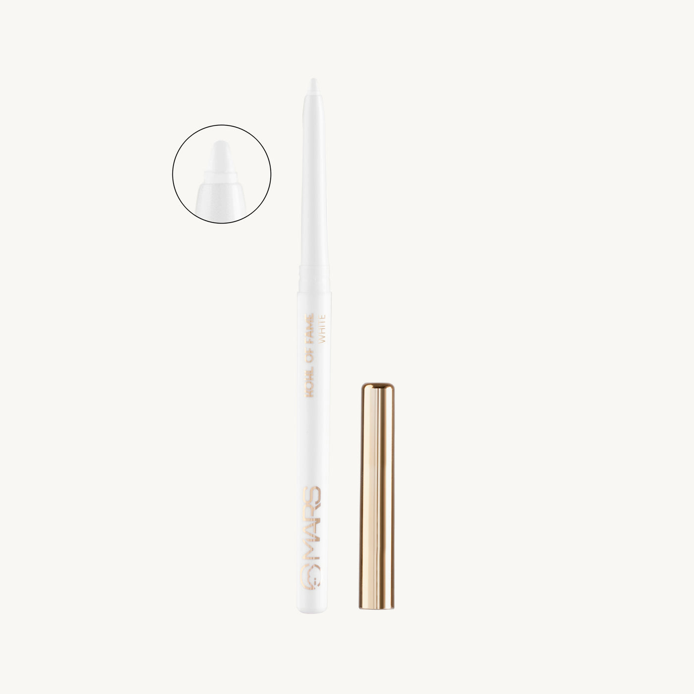 Mars Kohl of Fame Kajal | 12hrs Stay White|0.35 gms|MRP 149