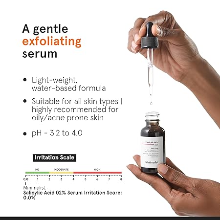 Minimalist 2% Salicylic Acid Face Serum|30ml|MRP 549