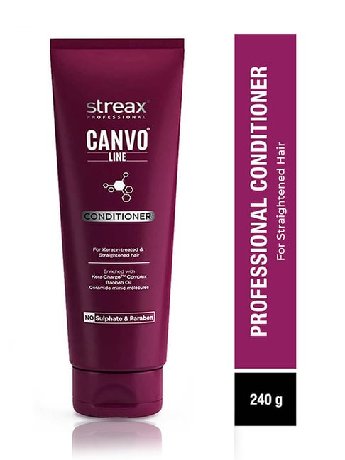 Streax Professional Canvoline Conditioner 240g for smooth hair
