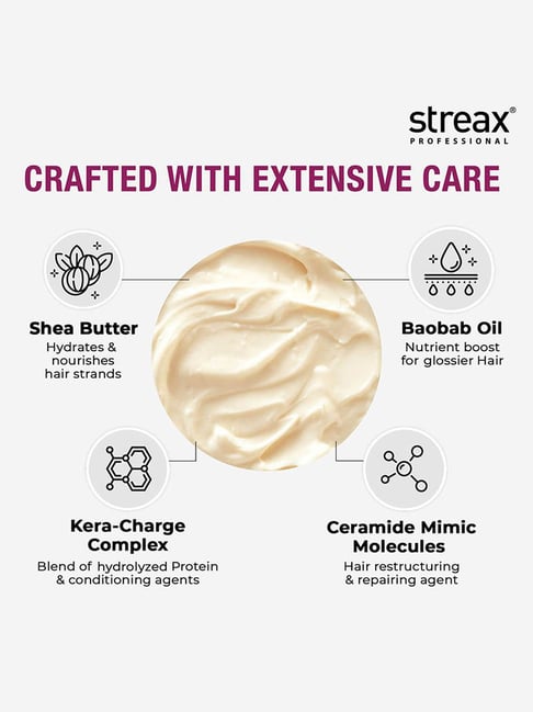 Streax Professional Canvoline Conditioner 240g for smooth hair