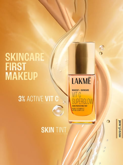 Lakme Vitamin C Superglow Skin Perfecting Tint ï¿½ N260 Neutral Honey|25 ml|MRP 399