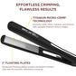 Ikonic Professional Slim Titanium Hair Crimper 2.0 creating defined texture and volume