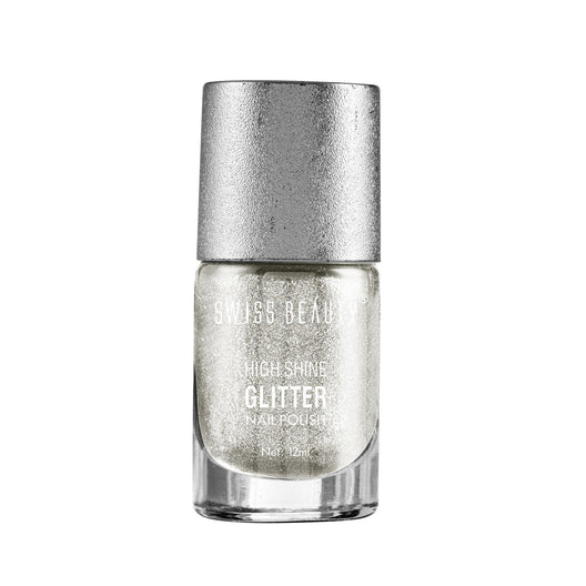 Swiss Beauty High Shine Glitter Nail Polish 01|12 ml|MRP 149