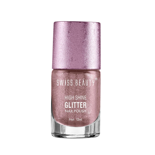 Swiss Beauty High Shine Glitter Nail Polish 02|12 ml|MRP 149