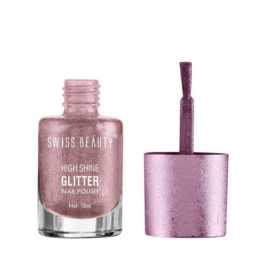 Swiss Beauty High Shine Glitter Nail Polish 02|12 ml|MRP 149