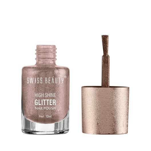 Swiss Beauty High Shine Glitter Nail Polish 04|12 ml|MRP 149