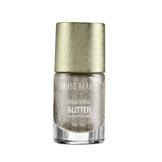 Swiss Beauty High Shine Glitter Nail Polish 06|12 ml|MRP 149