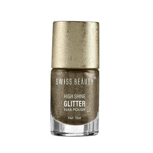 Swiss Beauty High Shine Glitter Nail Polish 11|12 ml|MRP 149