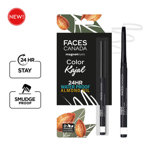 Faces Canada Magneteyes Kajal � White Serenity 06|0.3 gms|MRP 249