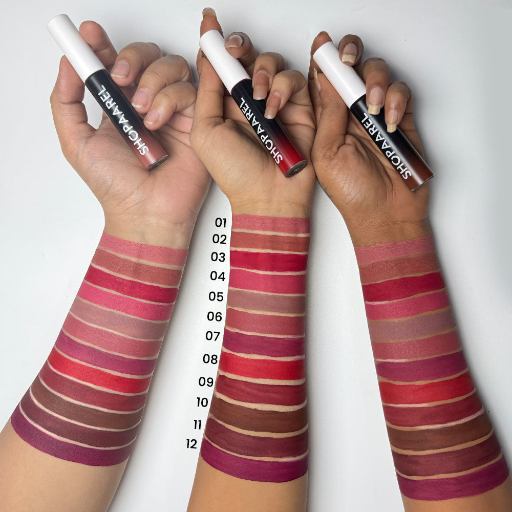 Shopaarel Matte Gloss 03 8 ml | Long-Lasting Matte Lip Gloss