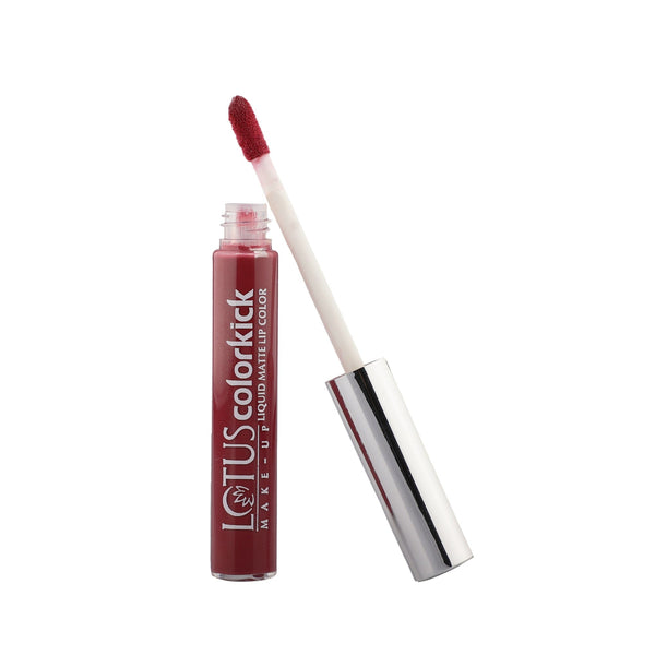 Lotus Makeup Colorkick Liquid Matte Lip Colour � CLM10|6 gms|MRP 345