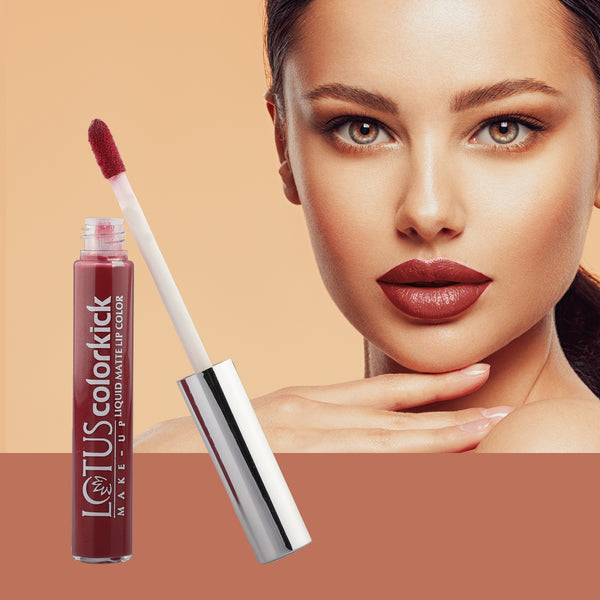 Lotus Makeup Colorkick Liquid Matte Lip Colour � CLM10|6 gms|MRP 345