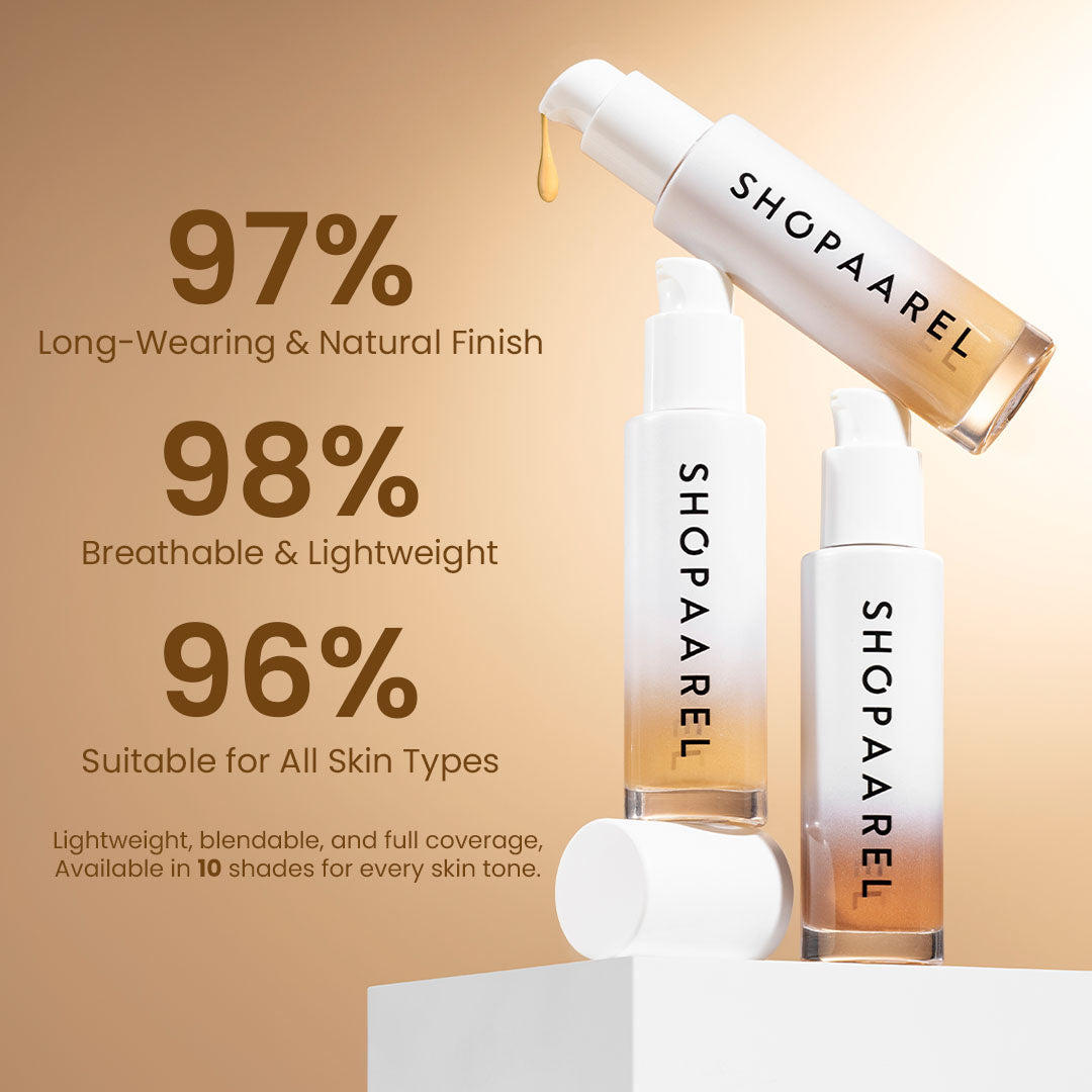 Shopaarel Miracle Skin Foundation 30 ml | Long-Lasting Flawless Coverage