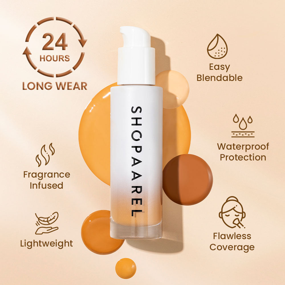 Shopaarel Miracle Foundation 01 Ivory 30 ml | Long-Lasting Lightweight Base