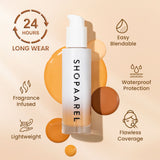 Shopaarel Miracle Foundation 01 Ivory 30 ml | Long-Lasting Lightweight Base