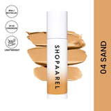 Shopaarel Miracle Foundation 04 Sand 30 ml | Natural Matte Foundation