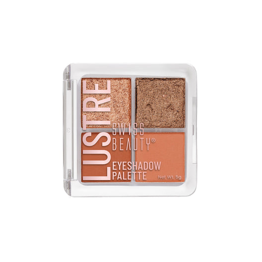 Swiss Beauty Lustre Eyeshadow Palette 02 Nude Addict|5 gms|MRP 229