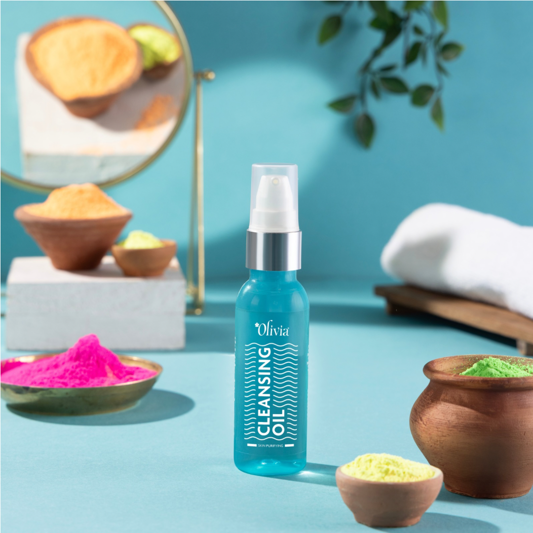 Olivia Skin Purifying Cleansing Oil, makeup removing oil, deep facial cleansing, lightweight skincare oil