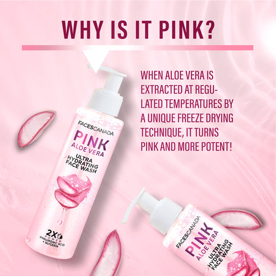 Faces Canada Pink Aloe Vera Ultra Hydrating Face Wash|100 ml|MRP 349
