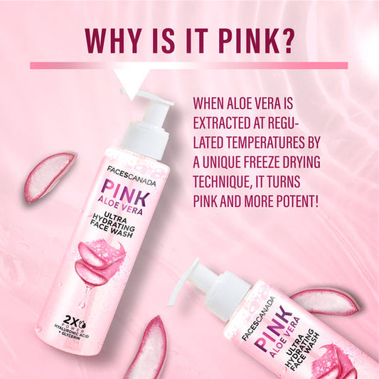 Faces Canada Pink Aloe Vera Ultra Hydrating Face Wash|100 ml|MRP 349