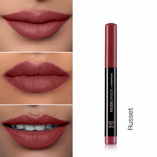 Faces Canada Ultime Pro HD Intense Matte Lips + Primer - Russet 29|1.4 gms|MRP 849