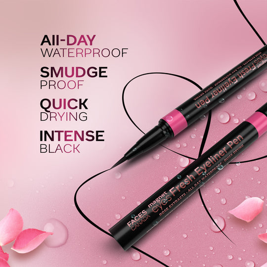 Faces Canada Magneteyes Fresh Eyeliner Pen - Black|1 ml|MRP 329